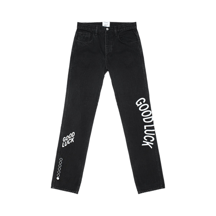 Mr. Saturday Denim Straight Leg 5 Pocket Jeans "Vintage Black"