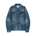 Off-White Paint Skate Denim Jacket "Blue"