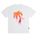 Palm Angels The Palm Classic Tee "White/Fuchsia"