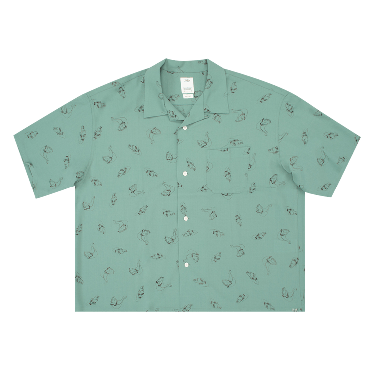 Visvim Harmon Shirt Short-Sleeve Roadster "Green"