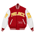 Palace Greek Varsity Jacket "Red"