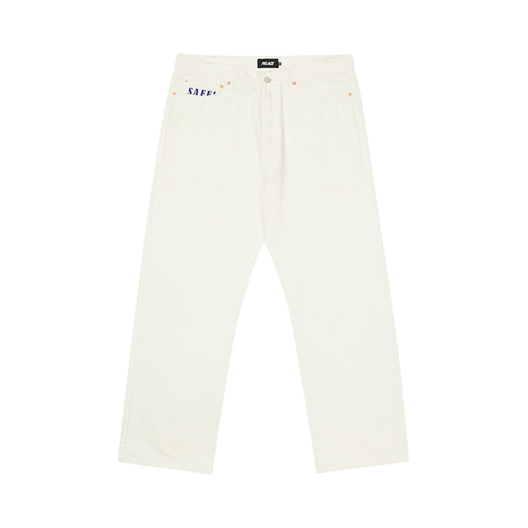 Palace Baggies Jeans "White"