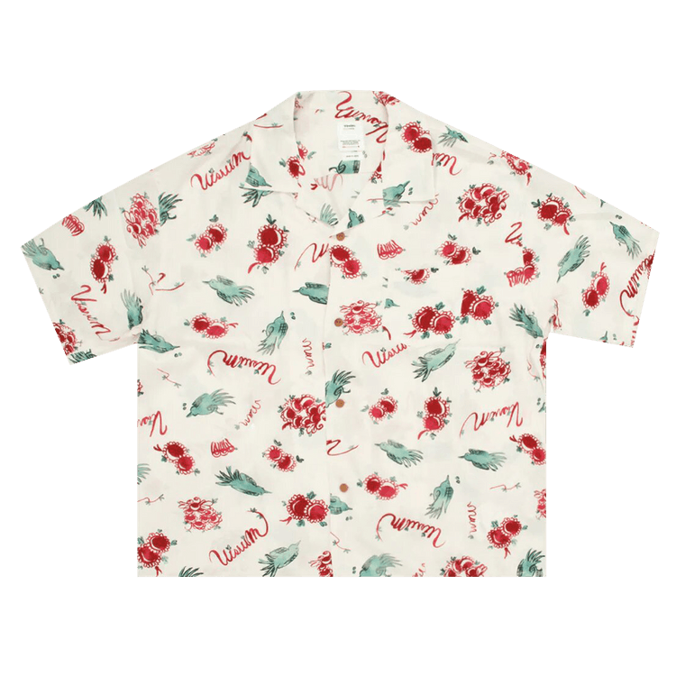 Visvim Wallis Shirt Short-Sleeve Sunnybird "Red"