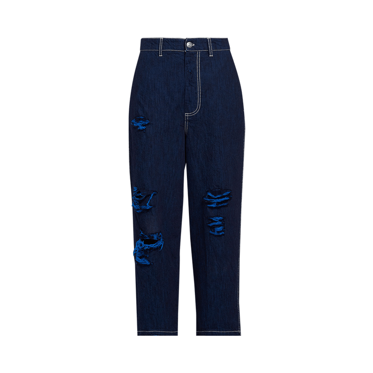 Marni Cropped Jeans "Iris Blue"