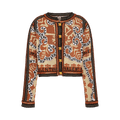 Valentino Giacca Maglia Jacket "Nero/Arancio Oro"
