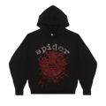 Sp5der OG Rhinestone Hoodie "Black"