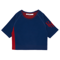 Rhude Core Techknit Top "Blue/Red"