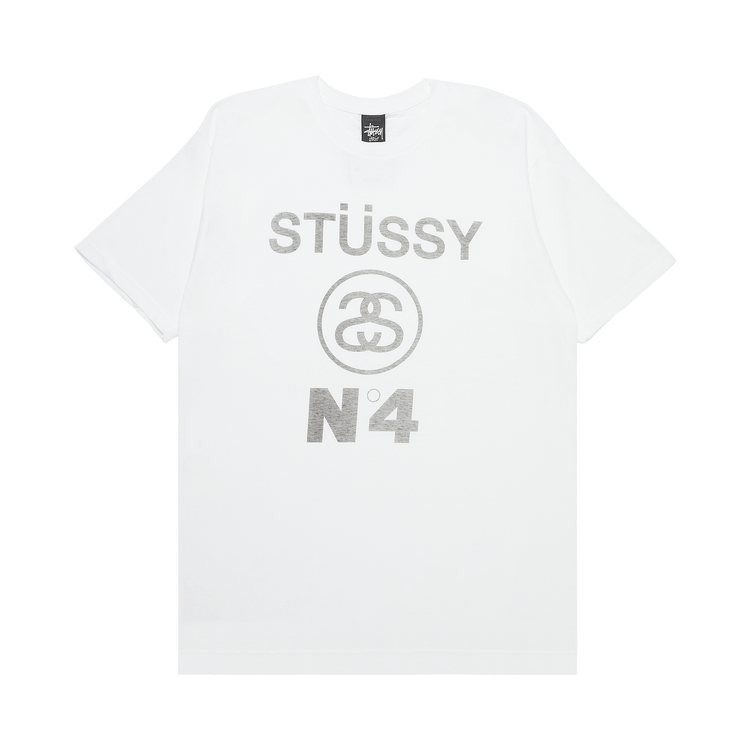 Stussy N°4 Tee "White"