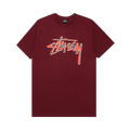 Stussy Paisley Stock Tee "Wine"