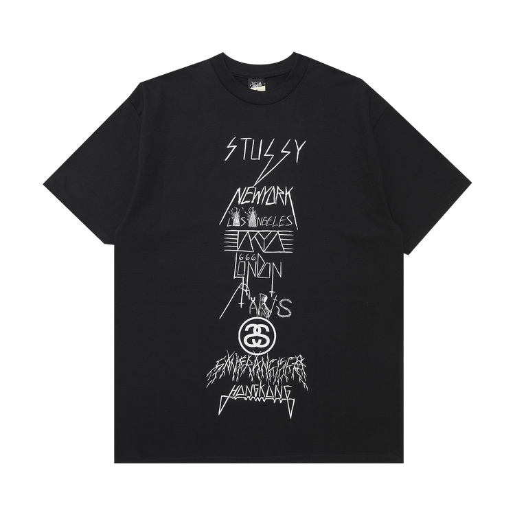 Stussy Gear Evil World Tour Tee "Black"