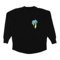 Palm Angels Sprayed Palm Logo Over Tee "Black/Green"