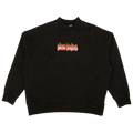 Palm Angels Burning Logo Crewneck "Black/White"