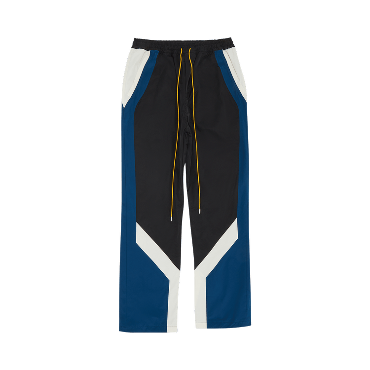 Rhude Color Blocked Track Pant "Black/Creme"
