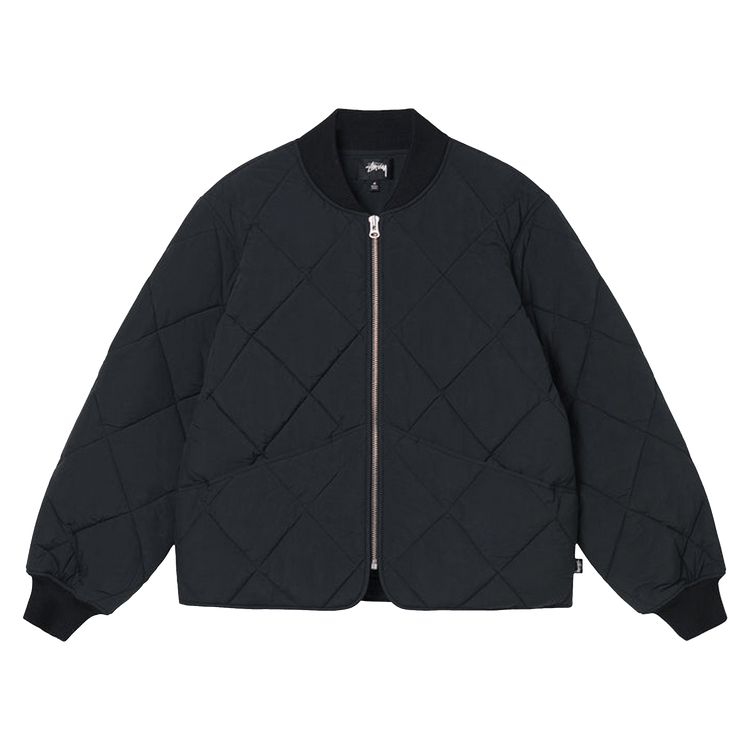 Stussy Dice Quilted Liner Jacket "Black"