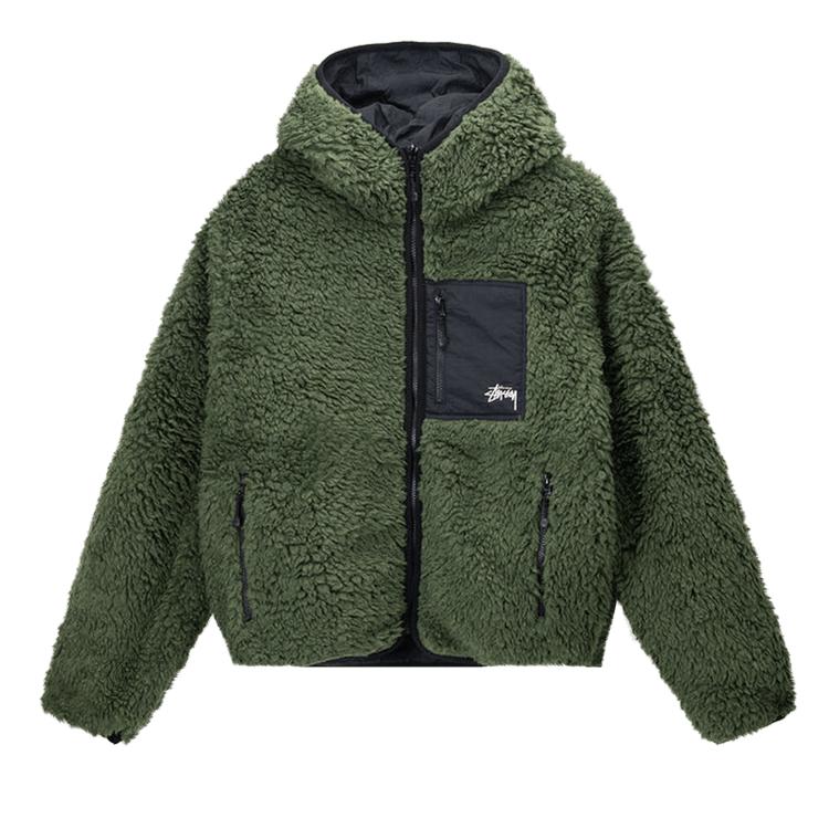 Stussy Sherpa Jacket "Olive"