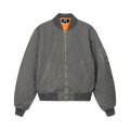 Stussy Dyed Nylon Bomber "Charcoal"