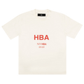 Hood By Air Red Logo Short-Sleeve T-Shirt "White"