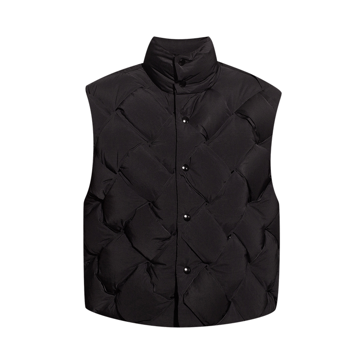 Bottega Veneta Tech Nylon Padded Vest "Black"