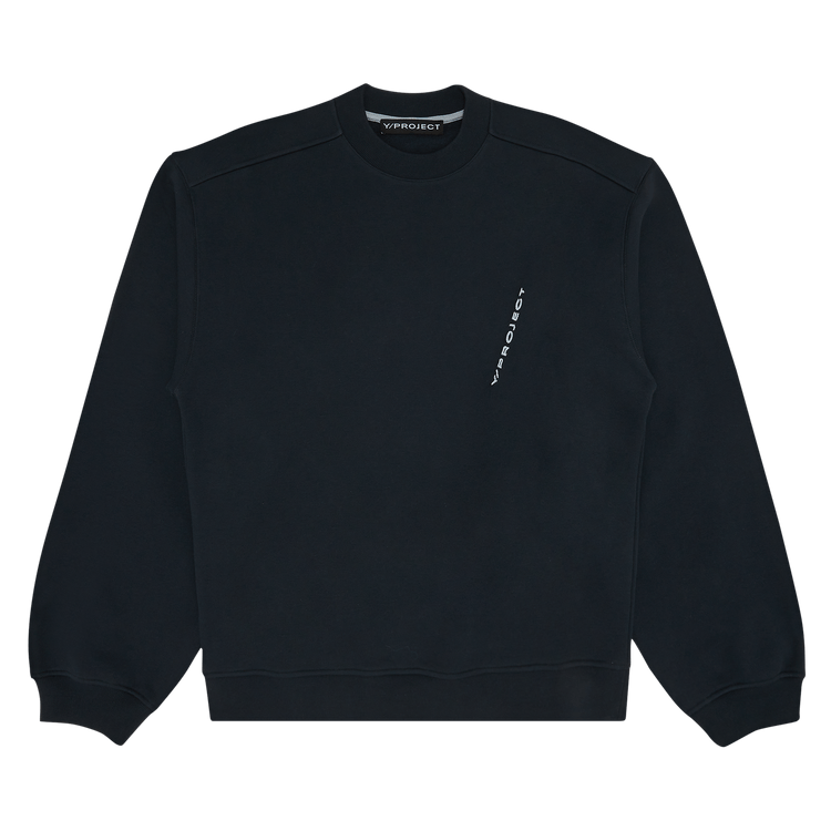 Y/Project Pinched Logo Sweatshirt "Navy"