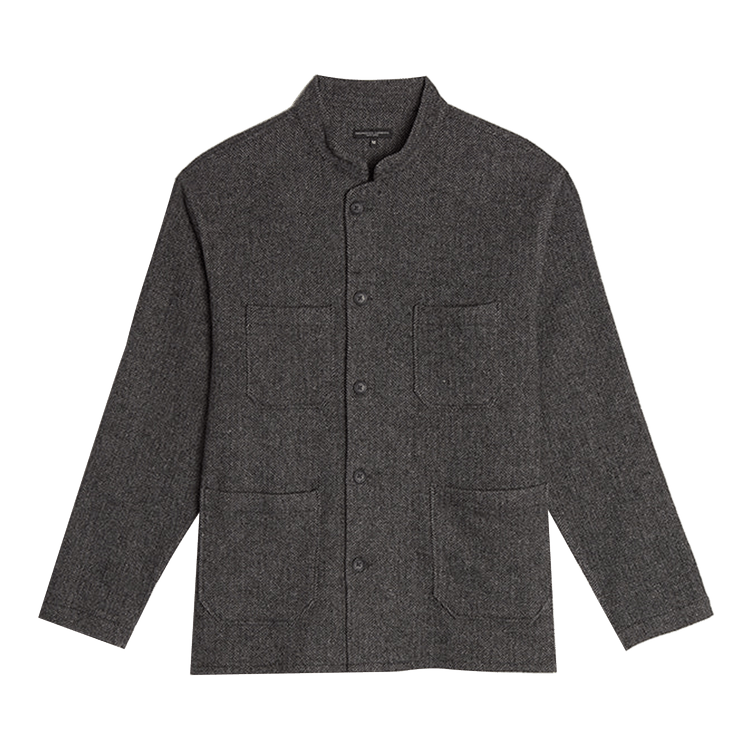 Engineered Garments Poly Wool Herringbone Dayton Shirt "Grey"