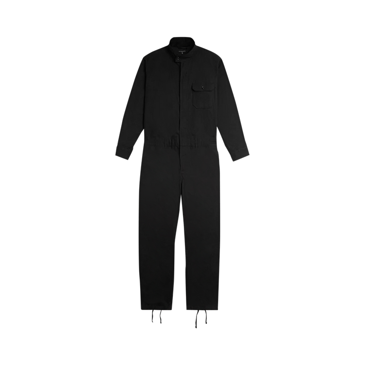 Engineered Garments Cotton Ripstop Boiler Suit "Black"
