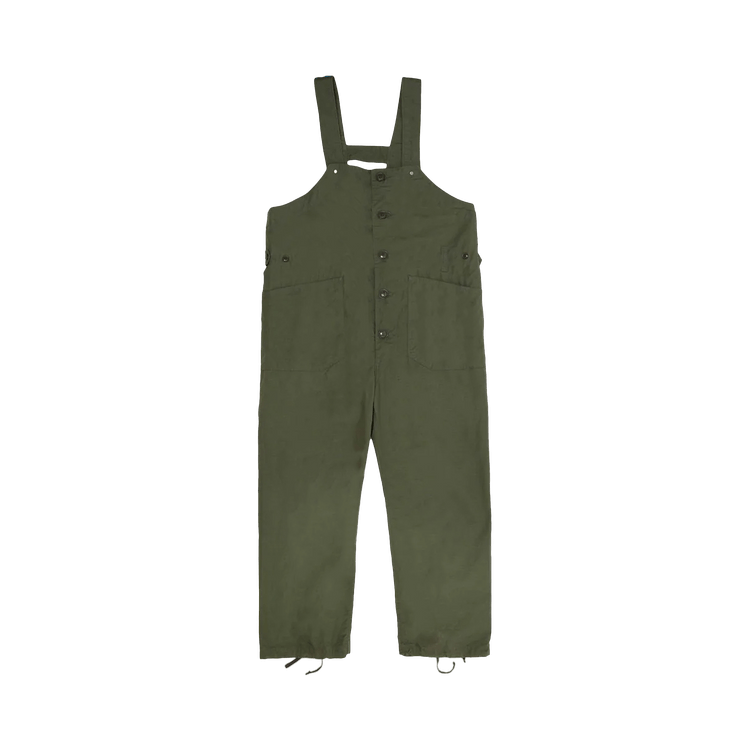 Engineered Garments Cotton Ripstop Overalls "Olive"