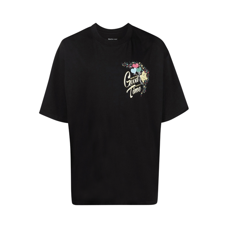 Martine Rose Eyes Open Oversized T-Shirt "Black"