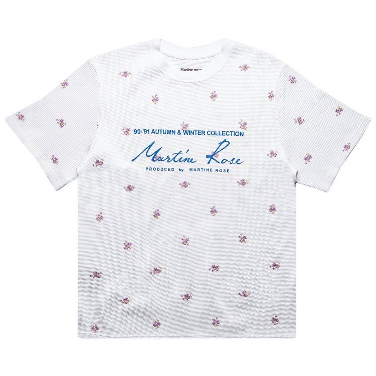 Martine Rose Floral Classic T-Shirt "Lilac Ditsy Floral"
