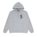 Supreme S Logo Hooded Sweatshirt "Heather Grey"