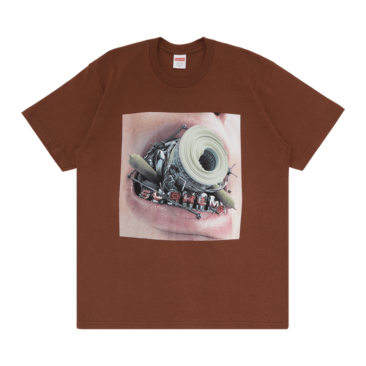 Supreme Braces Tee "Brown"