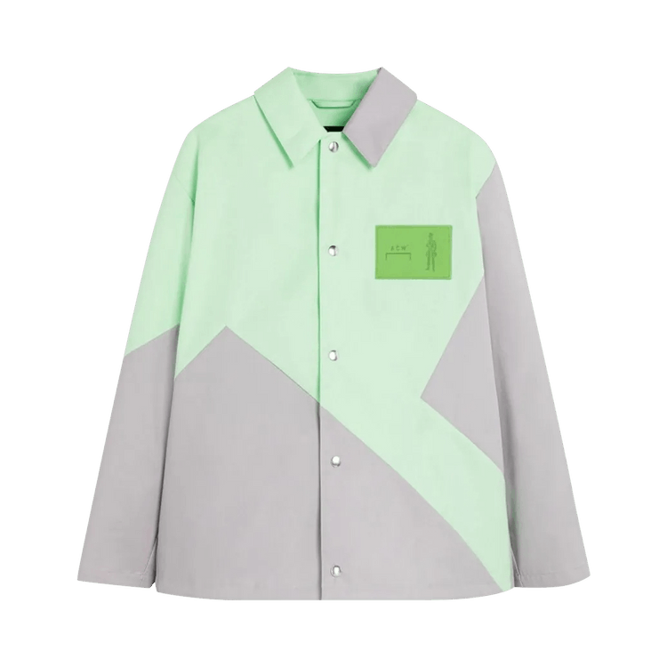 A-Cold-Wall* Geometric Overshirt "Grey/Green"