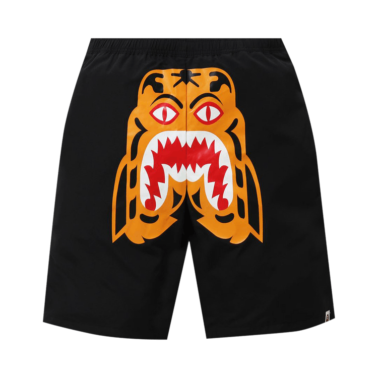 BAPE Tiger Beach Shorts "Black"