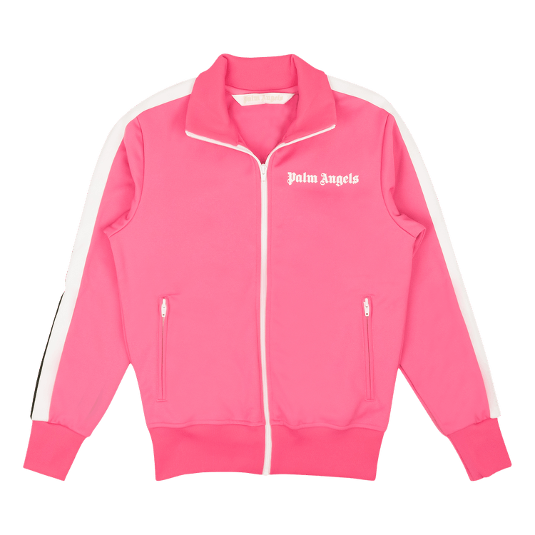 Palm Angels Classic Track Jacket "Fuchsia/White"