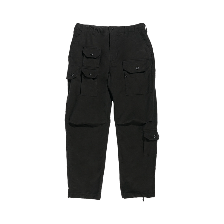Engineered Garments Cotton Moleskin Flight Pants "Black"