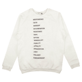 Raf Simons Crewneck Writing Sweatshirt "White"