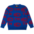 Chinatown Market Knit Trade Mark Sweater "Blue"