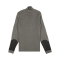 1017 ALYX 9SM Ribbed Inside Out Turtleneck Wool Sweater "Grey"