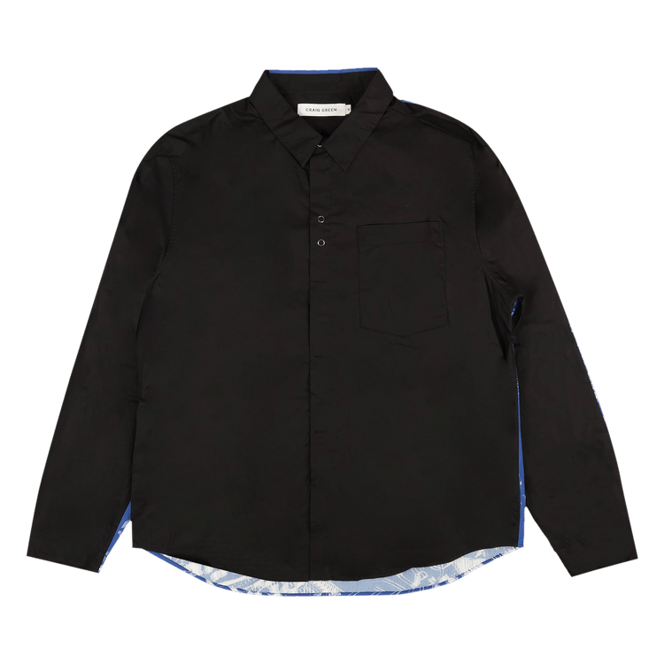 Craig Green Print Back Button Down Shirt "Black"