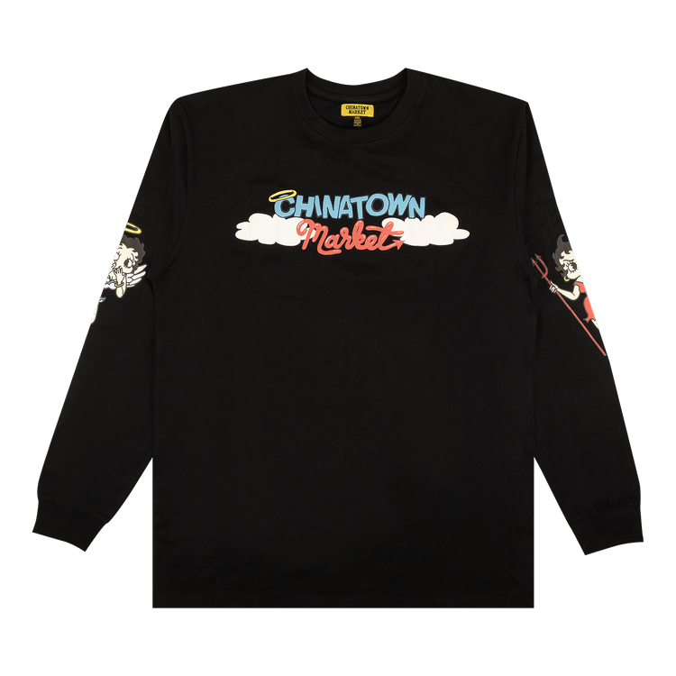 Chinatown Market Angel Devil Short-Sleeve T-Shirt "Black"