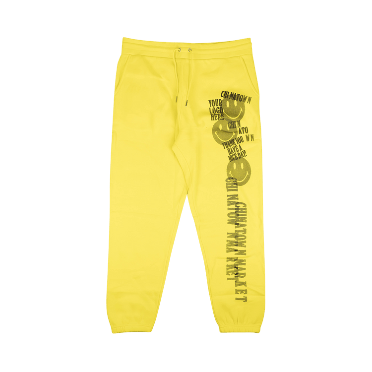 Chinatown Market Have A Nice Day Sweatpants "Yellow"