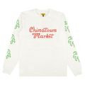 Chinatown Market Long-Sleeve Palm Tree T-Shirt "White"