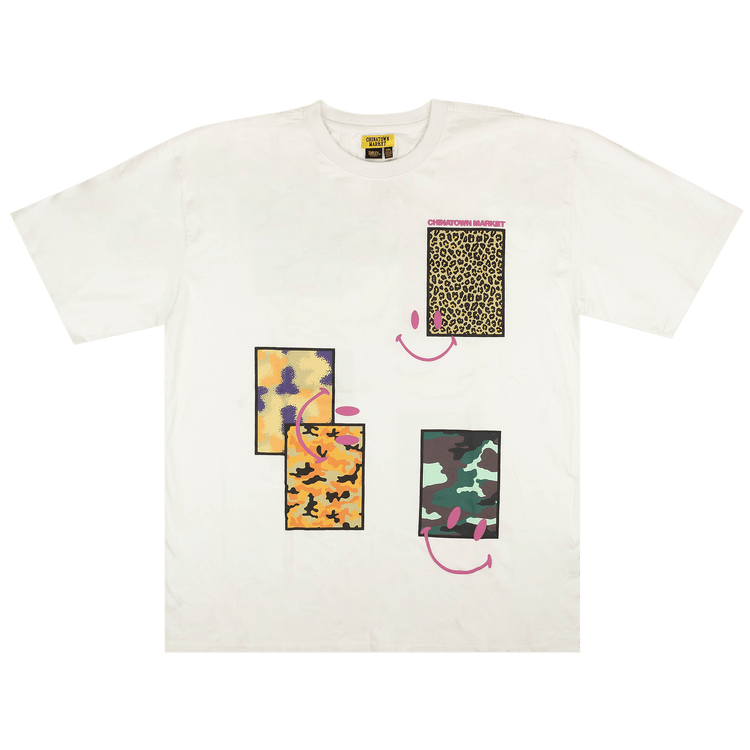Chinatown Market x Smiley Textiles Short-Sleeve T-Shirt "White"