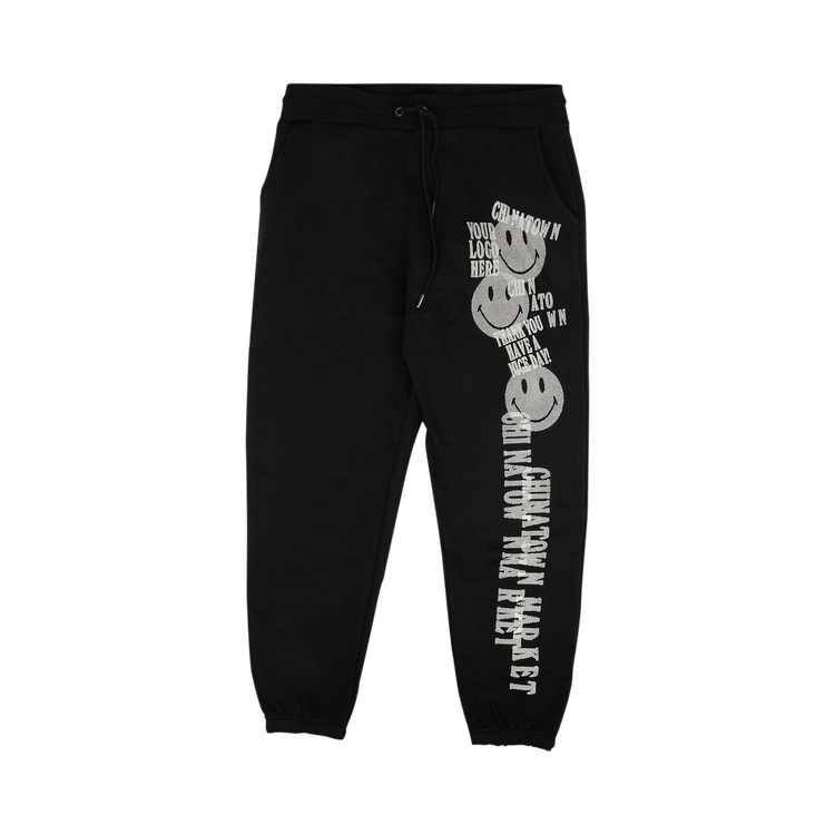 Chinatown Market x Smiley Thank You Sweatpants "Black"