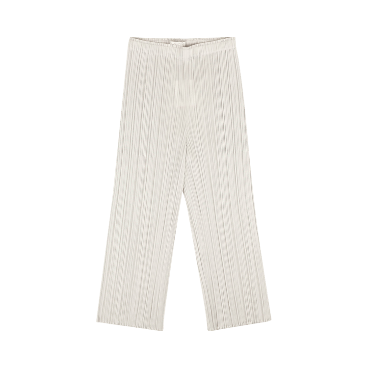 Issey Miyake Cropped Pleated Pants "Grey"