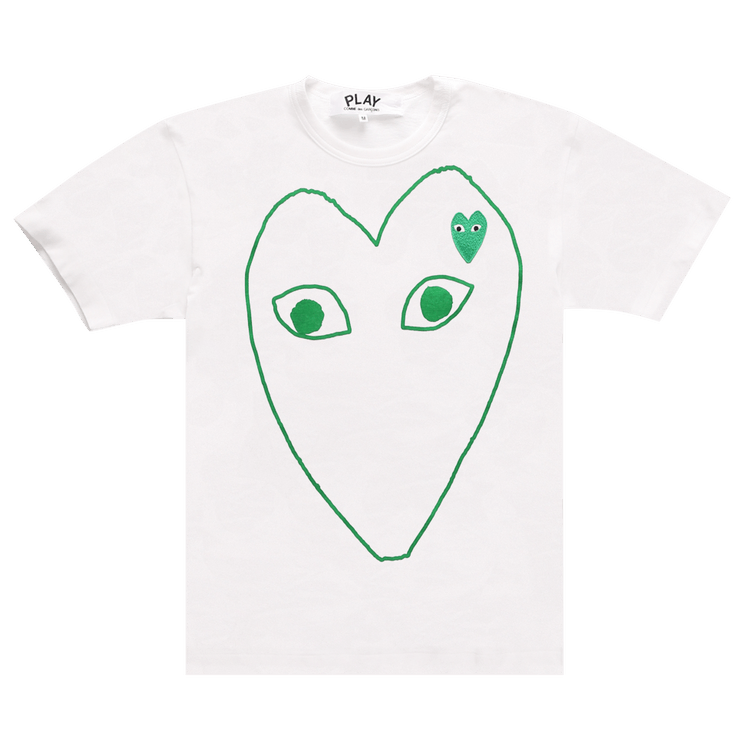 Comme des Garçons PLAY Printed T-Shirt "White"