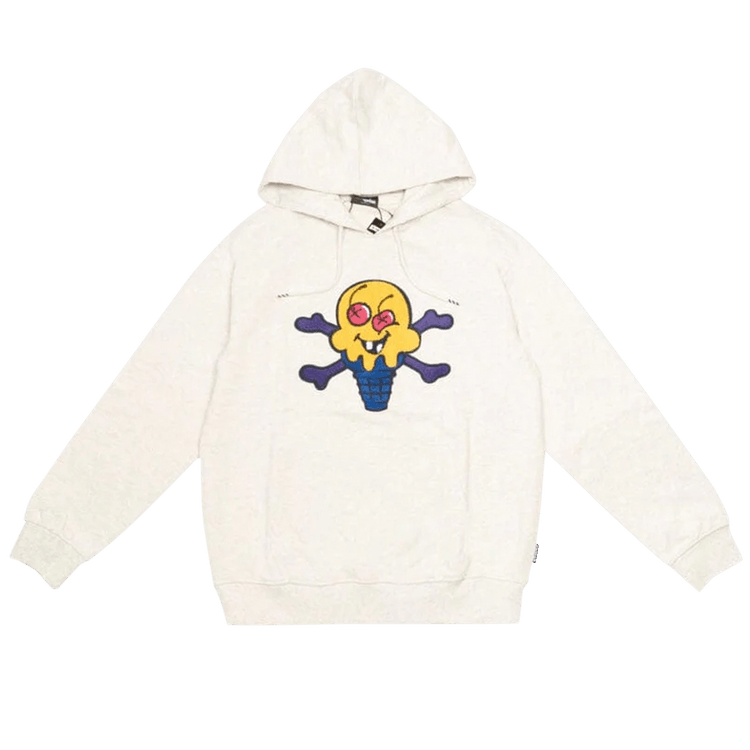 Icecream Avery Logo Patch Hoodie "Light Heather Grey"