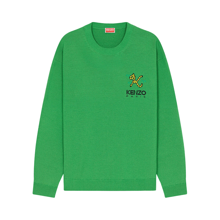 Kenzo Crest Regular Jumper "Grass Green"