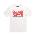 Nahmias Miracle Way Motif Printed T-Shirt "White"