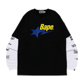 BAPE Sta Layerd Long-Sleeve Tee "Black"