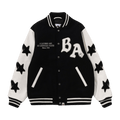 BAPE A Bathing Ape Relaxed Fit Varsity Jacket "Black"